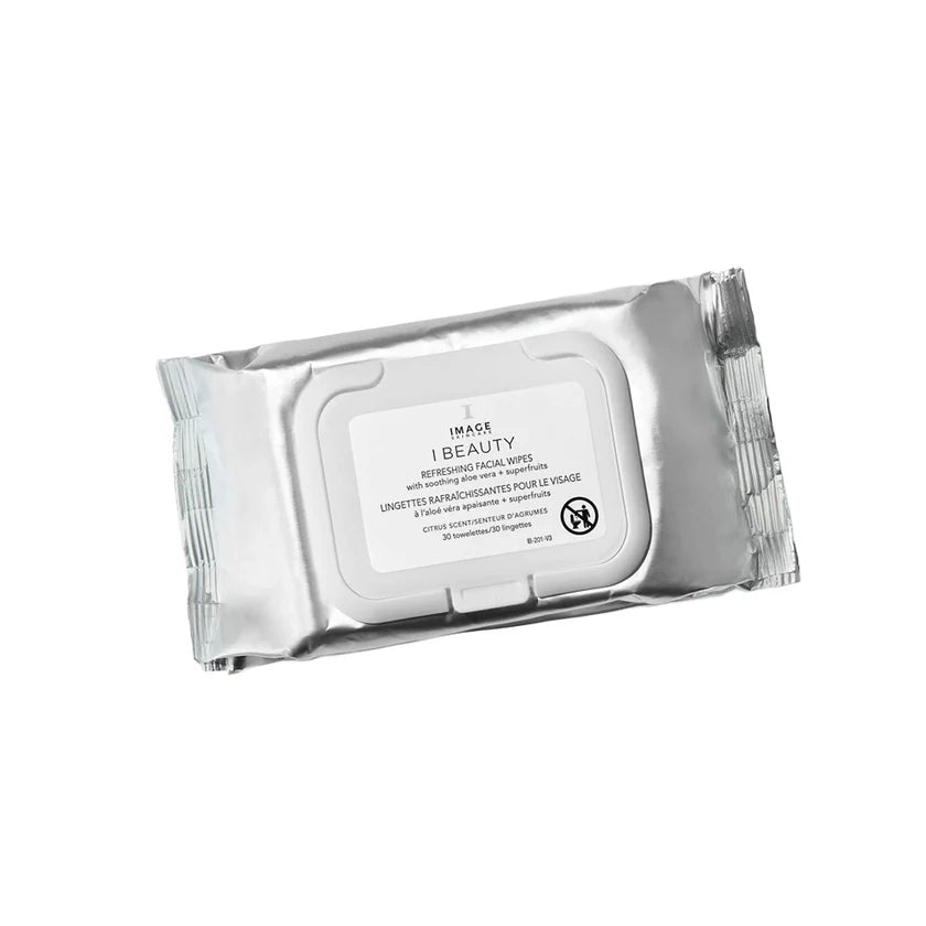I BEAUTY - Lingettes Rafraîchissantes pour le Visage 30 lingettes