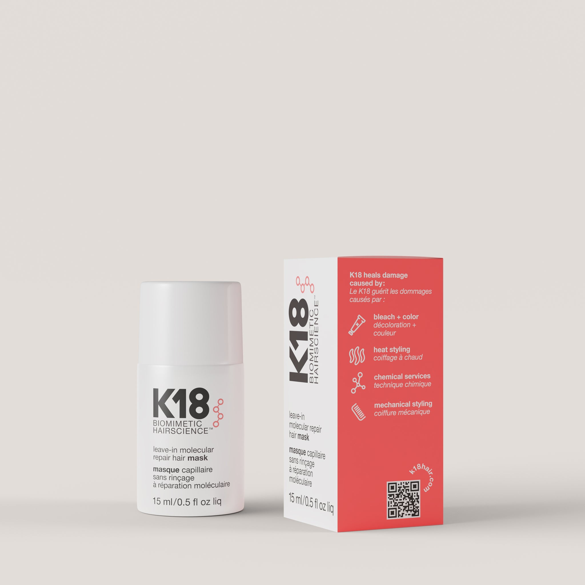 K18 Masque sans rinçage réparation moléculaire 50ml