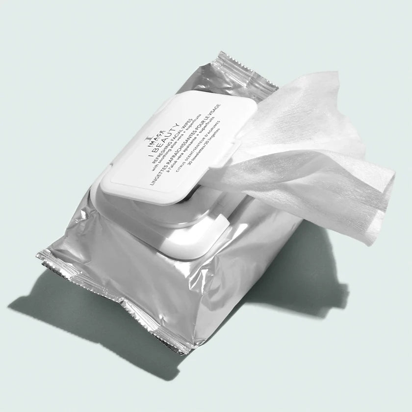 I BEAUTY - Lingettes Rafraîchissantes pour le Visage 30 lingettes